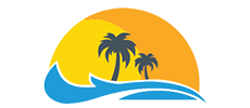 The Wunderlust logo shows blue waves and the outline of two palm trees against an orange sun
